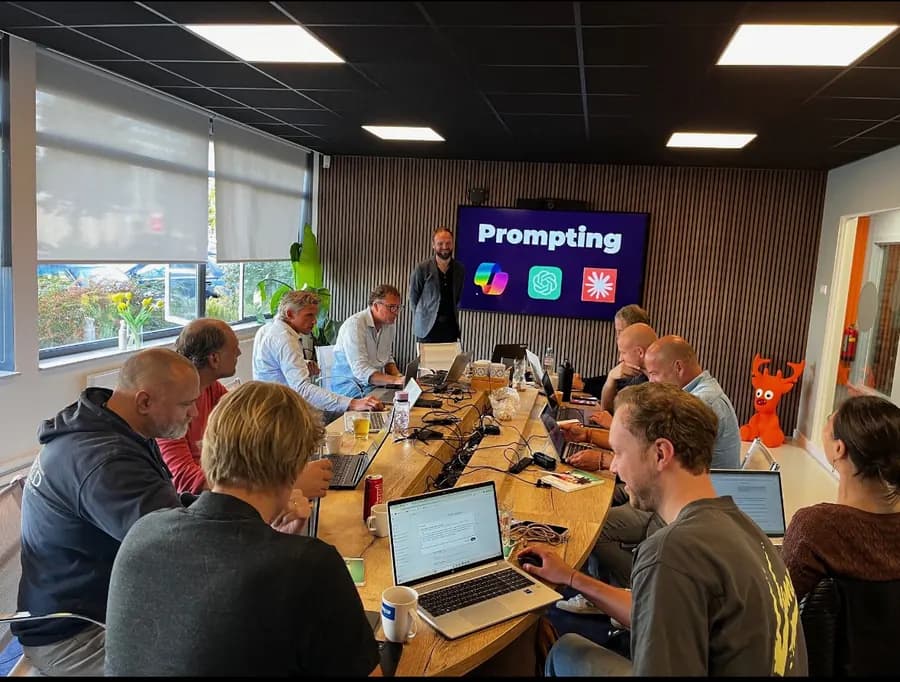 Kickoff-workshop met het kernteam van een klant